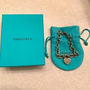 Heart lock Tiffany Bracelet